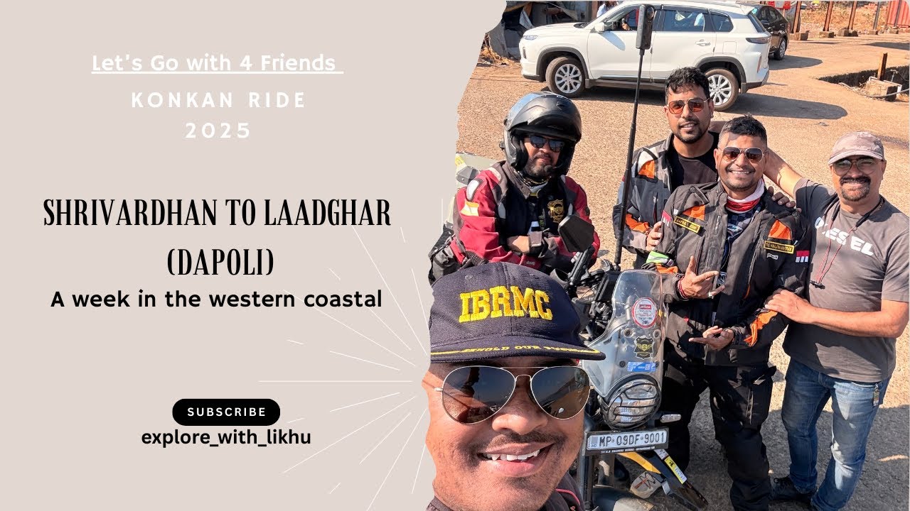 Pune se Dost aaya milne | Bike Gire Bina Ride Nahi Hoti Puri | Shrivardhan to Laadghar | Konkan Ride