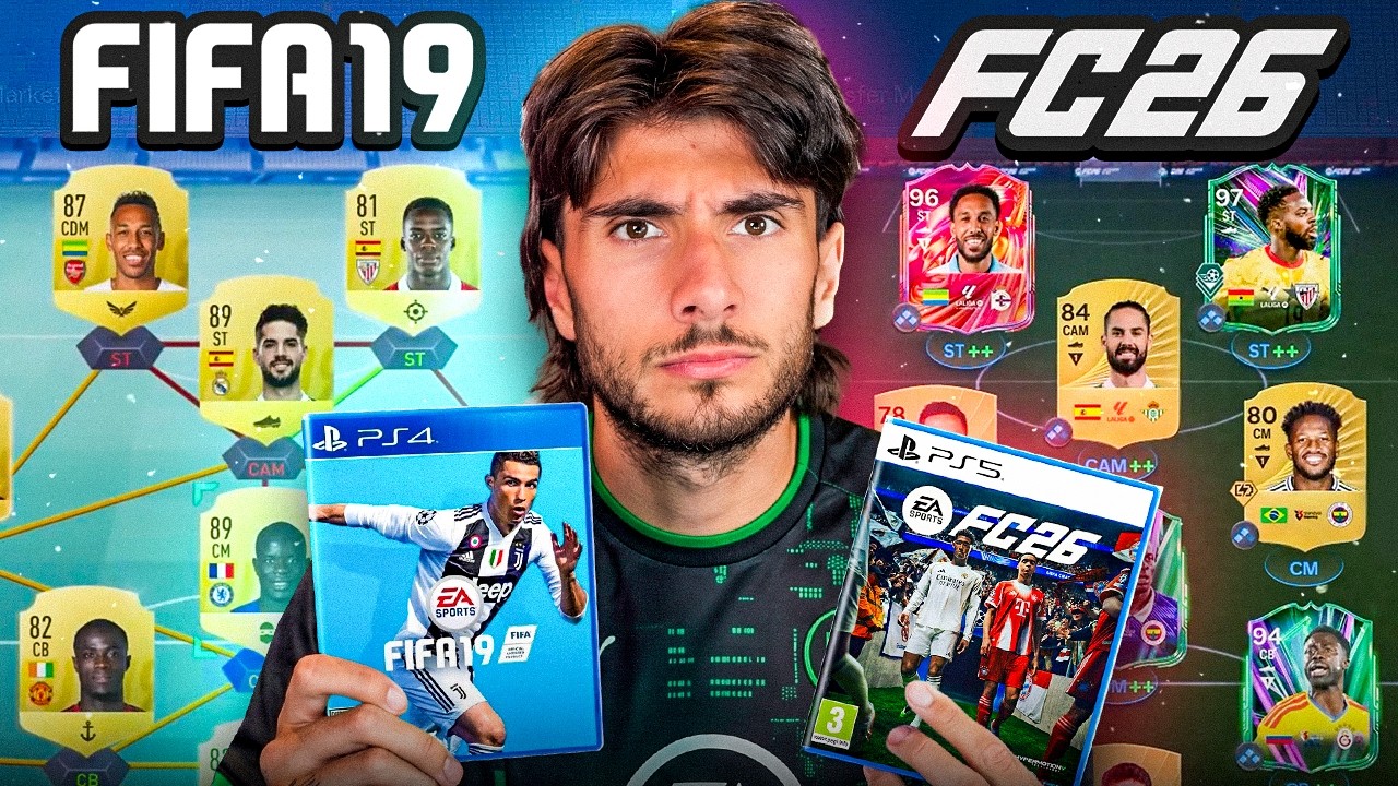 Я воссоздал свои старые стартовые составы из FIFA в FC 26