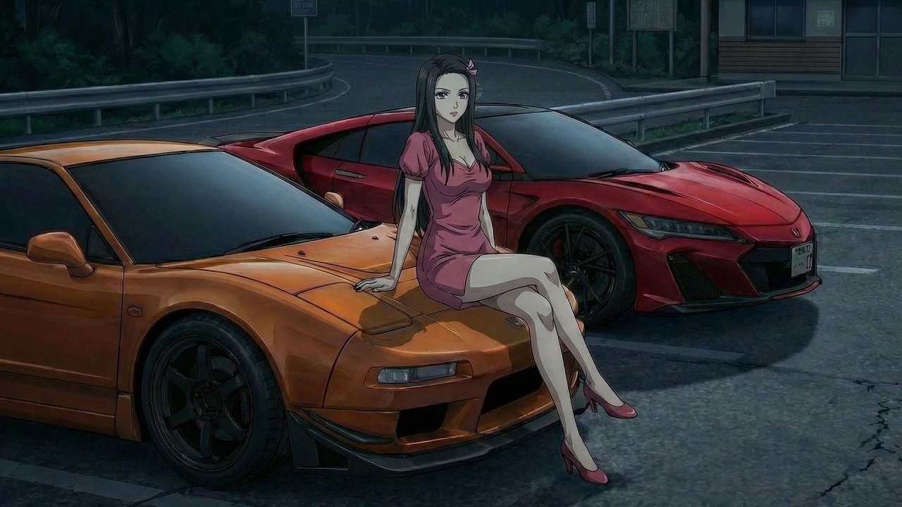 Initial D Anime Low-End Voltage Strike Heart-Pounding Heavy Bass! Eurobeat X EDM Night Drive | AMV