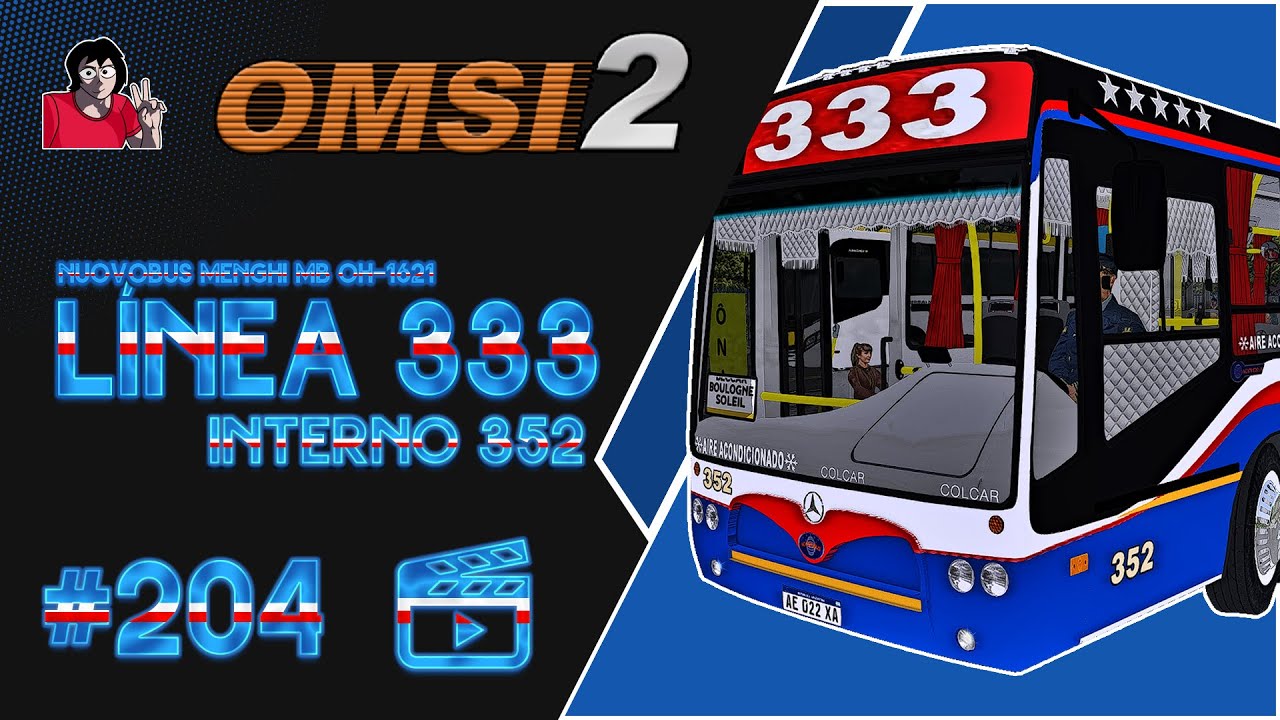 🚌 Que sutileza de coche que manejamos hoy | Línea 333 | Nuovobus Menghi MB OH-1621 | OMSI 2 #204 🚌