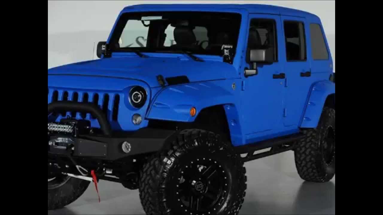 2014 Lifted Jeep Wrangler Unlimited Kevlar Coated Fastback