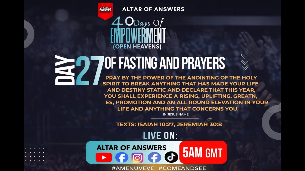 ALTAR OF ANSWERS | 2026 YEAR OF OF AMENUVEVE |PENIEL DOTSE