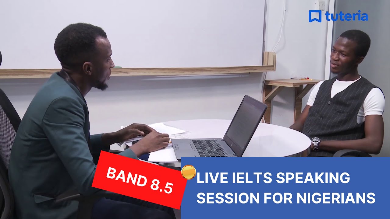 Live IELTS Speaking Session With a Nigerian Candidate - BAND 8.5