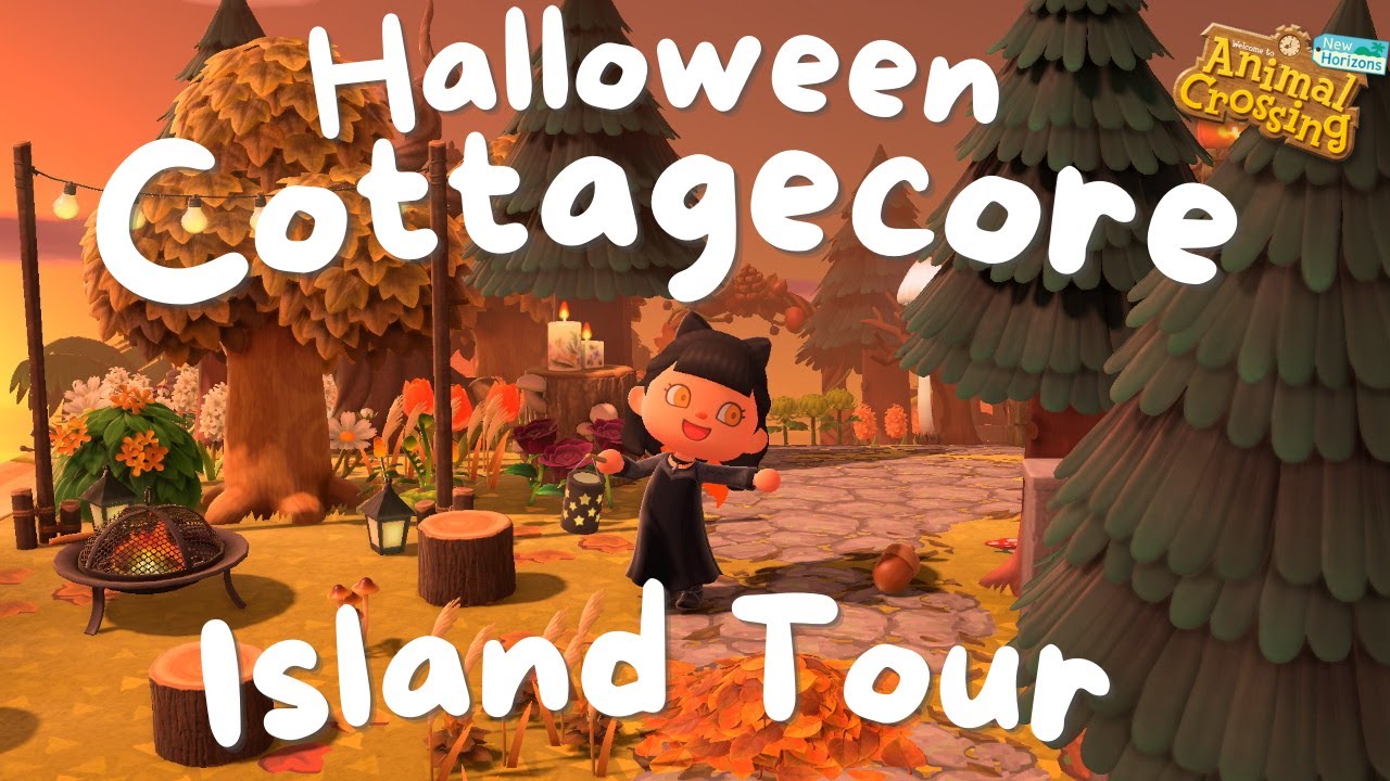 HALLOWEEN COTTAGECORE ISLAND TOUR | ACNH ISLAND TOUR | ANIMAL CROSSING NEW HORIZONS |