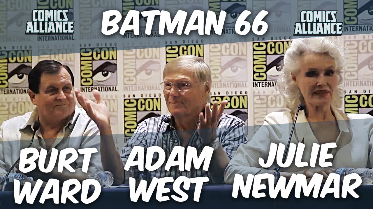 Batman Press Conference w/ Adam West, Burt Ward and Julie Newmar at Comic-Con 2014