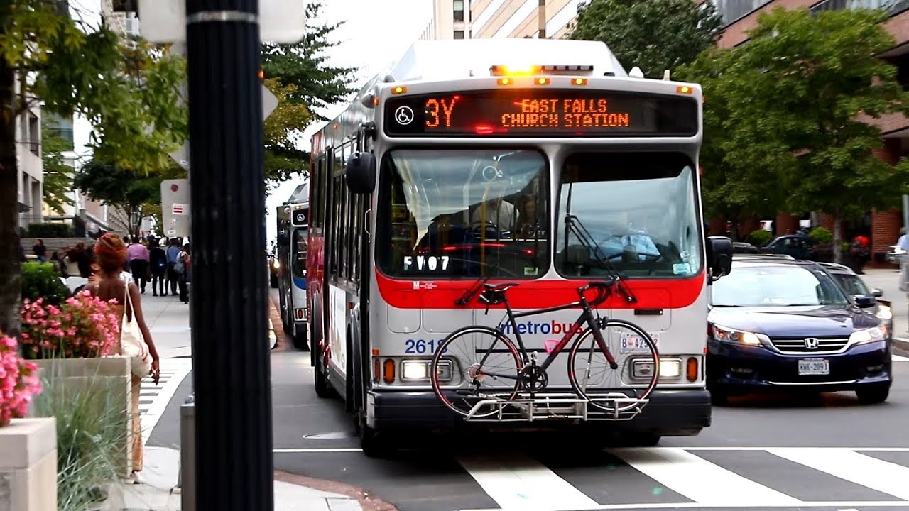 WMATA Metrobus Action In Various Parts Of Washington D.C. & Virginia
