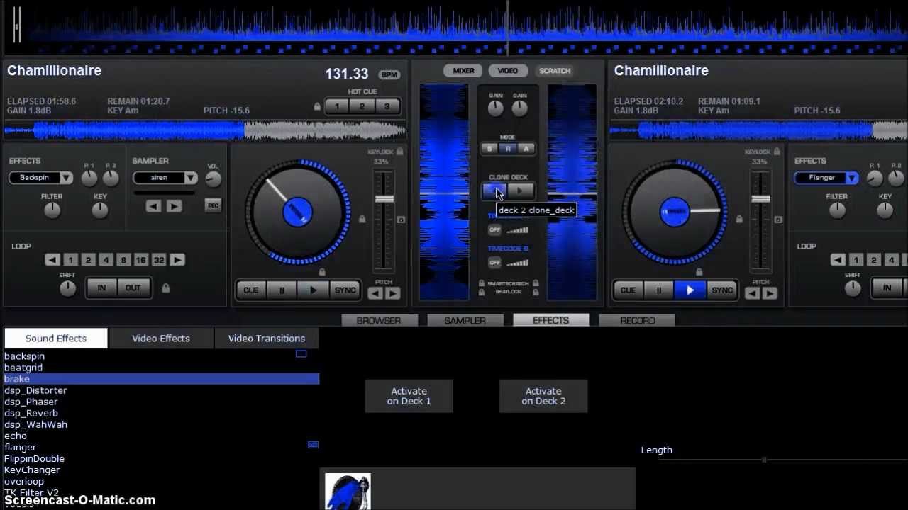How To Chopp And Screw On Virtual Dj