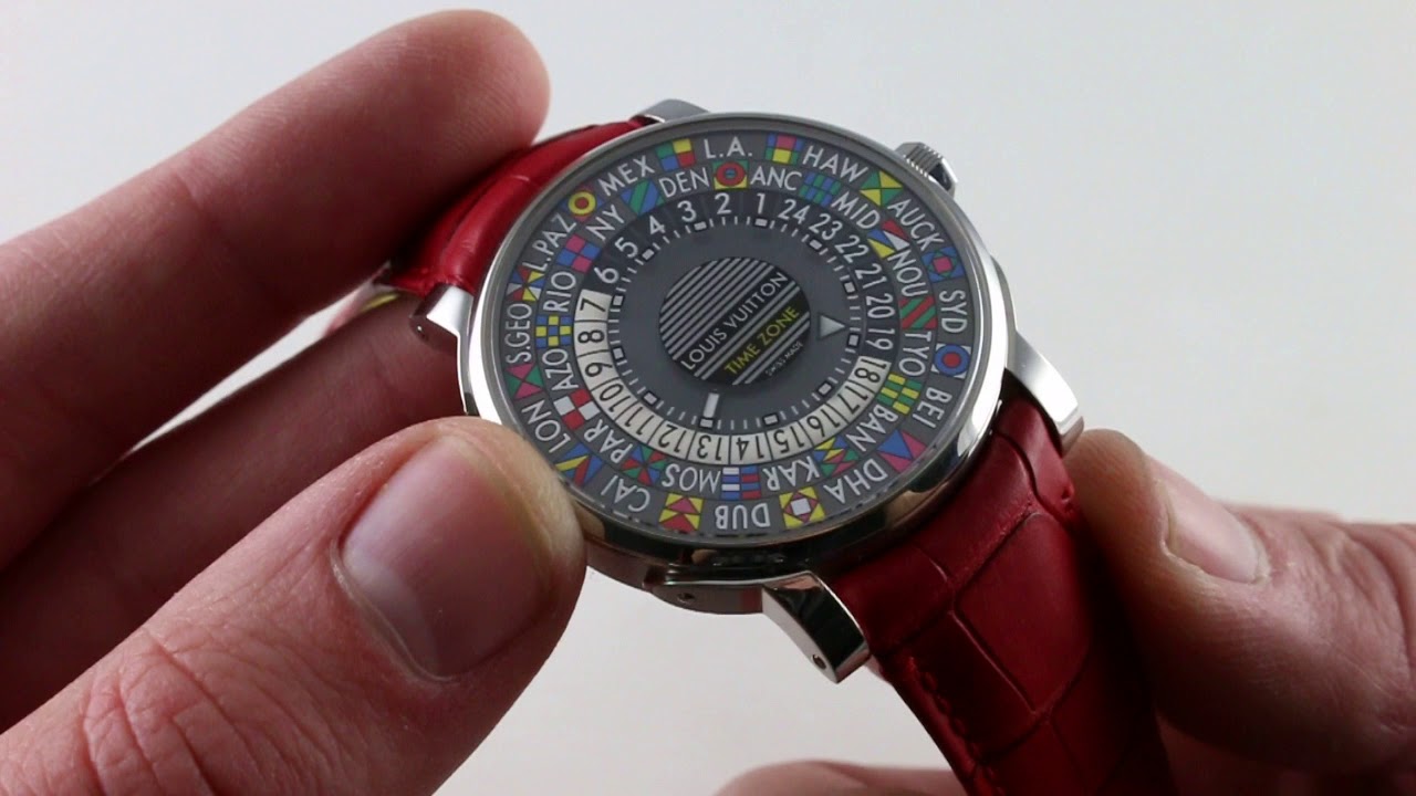 Pre-Owned Louis Vuitton Escale Time Zone Q5D200 Luxury Watch Review