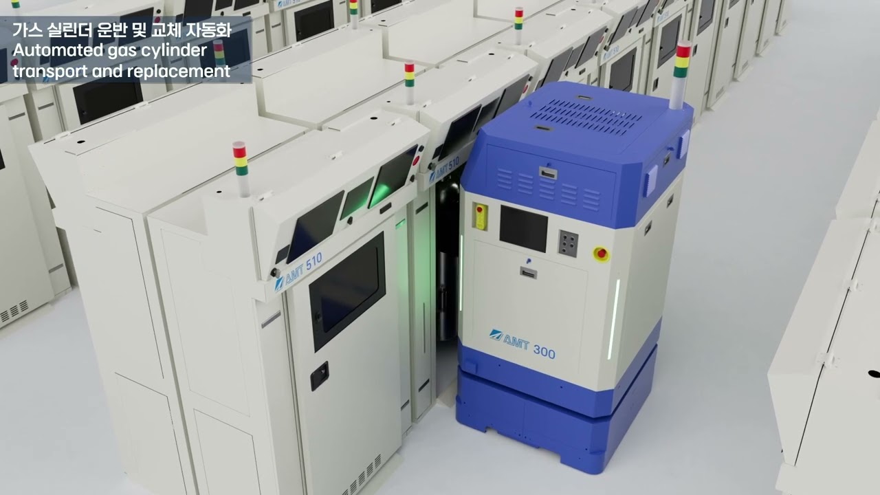 AMT Gas Delivery Logistics System - Closing the Last Mile in Semiconductor Fabrication Automation