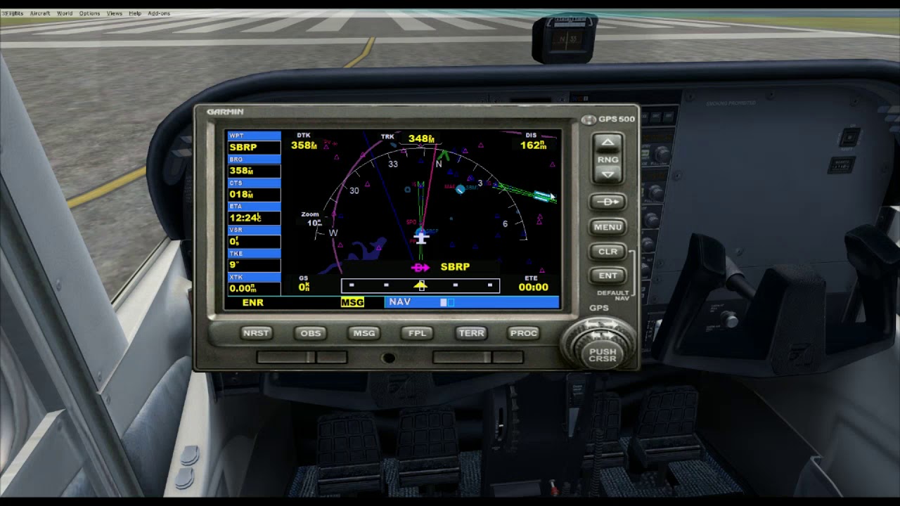 Como programar GPS FSX ou FS2004