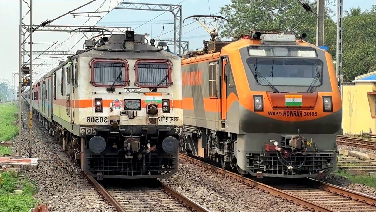 🔥[PADATIK + NETAJI EXPRESS] DANGEROUS 130 KMPH EARLY MORNING BACK TO BACK ACTION | UNIQUE MEMU TRAIN
