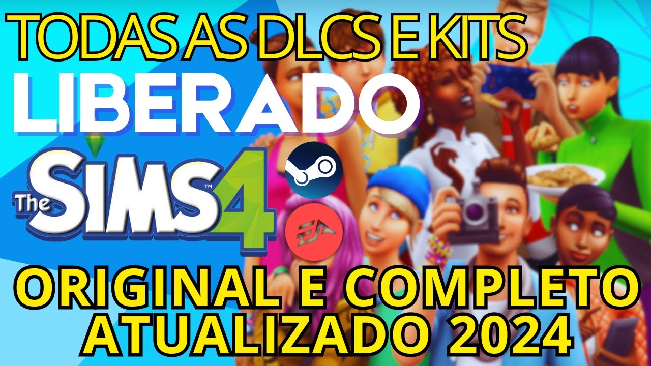 THE SIMS 4 com TODAS AS EXPANÇÕES ORIGINAL E GRATUITO!!