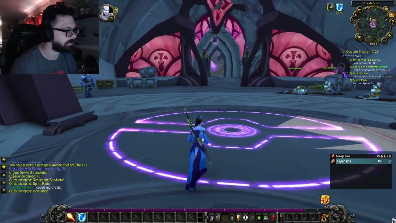World of Warcraft Lets Play! Draenei Mage! First Alliance and Mage EVER!!! Ep. 1 - The Beginning