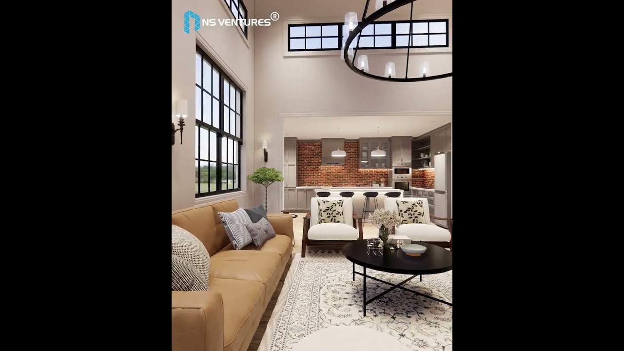 Real Estate 3D CGI Rendering for Future Residential Interior by NS Ventures #3d #rendering #3dart