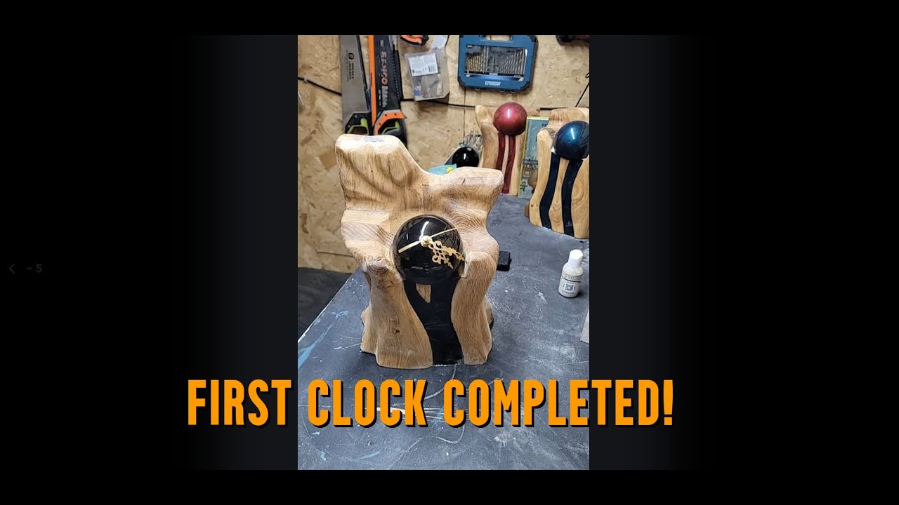 woodworking live, oak clocks almost done 👍🏻, chill working Saturday:)