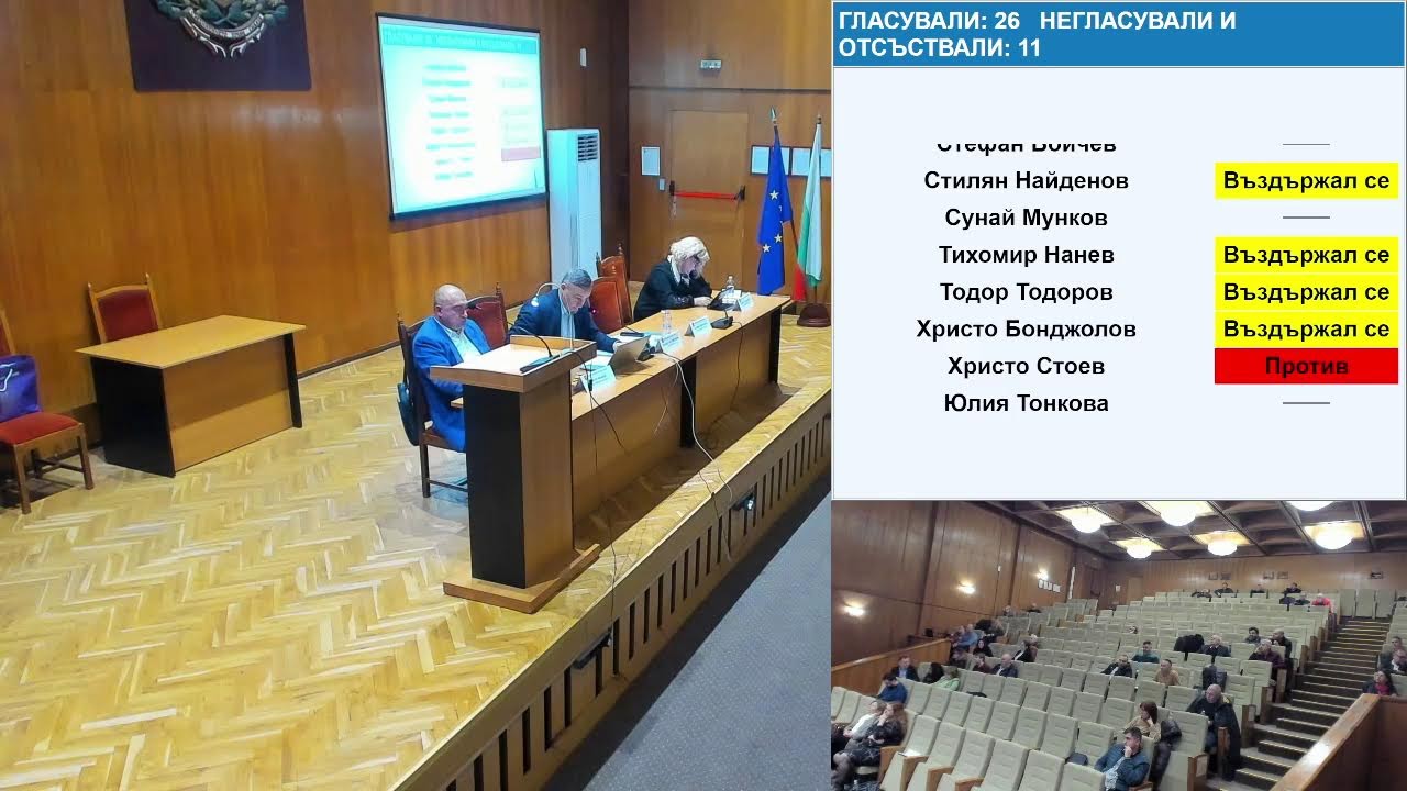 Заседание на Великотърновски Общински Съвет - 23.02.2026г.