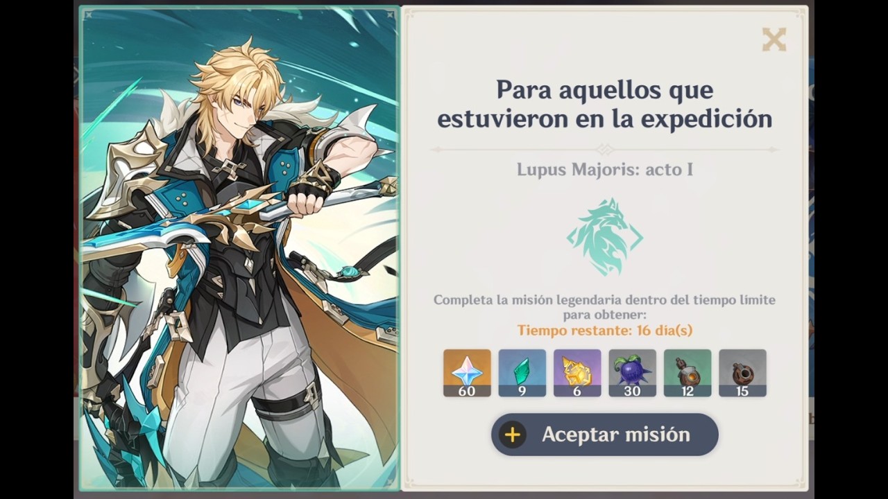 Genshin Impact 2026 03 01 Misión Varka Para aquellos que estuvieron en la expedición Parte 1 de 2