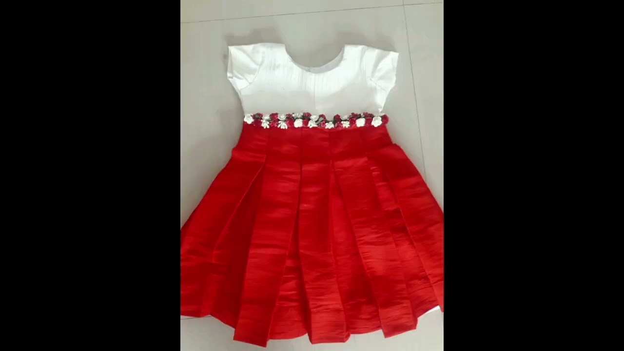 Beautiful baby girls frock #small girls frock #treandingvideo 