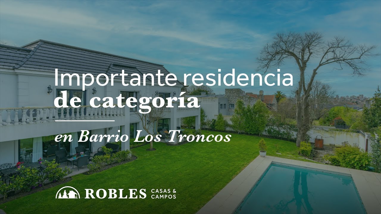 Importante residencia de categoría en esquina del barrio Los Troncos #realestate #mardelplata