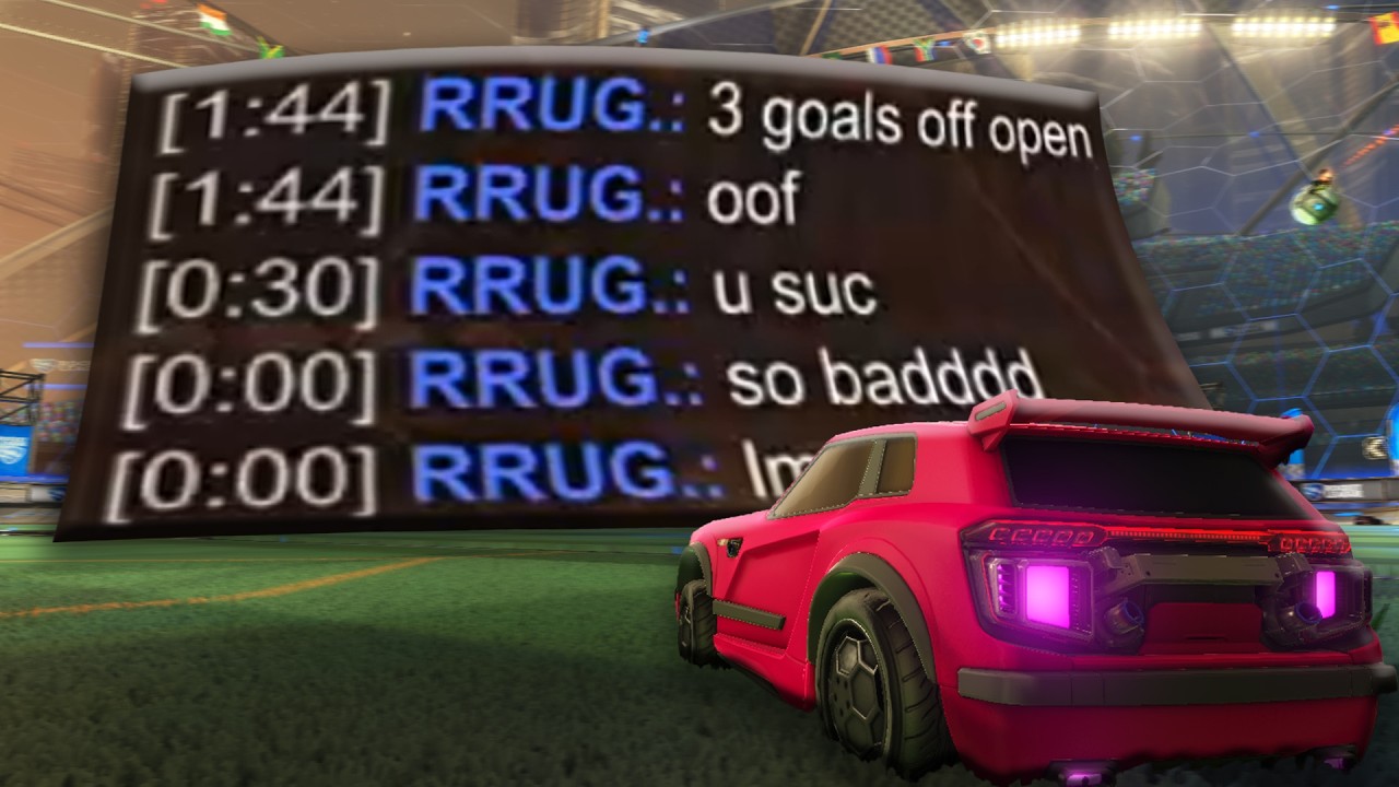 Увлекательно токсичная игра Rocket League 1 на 1....