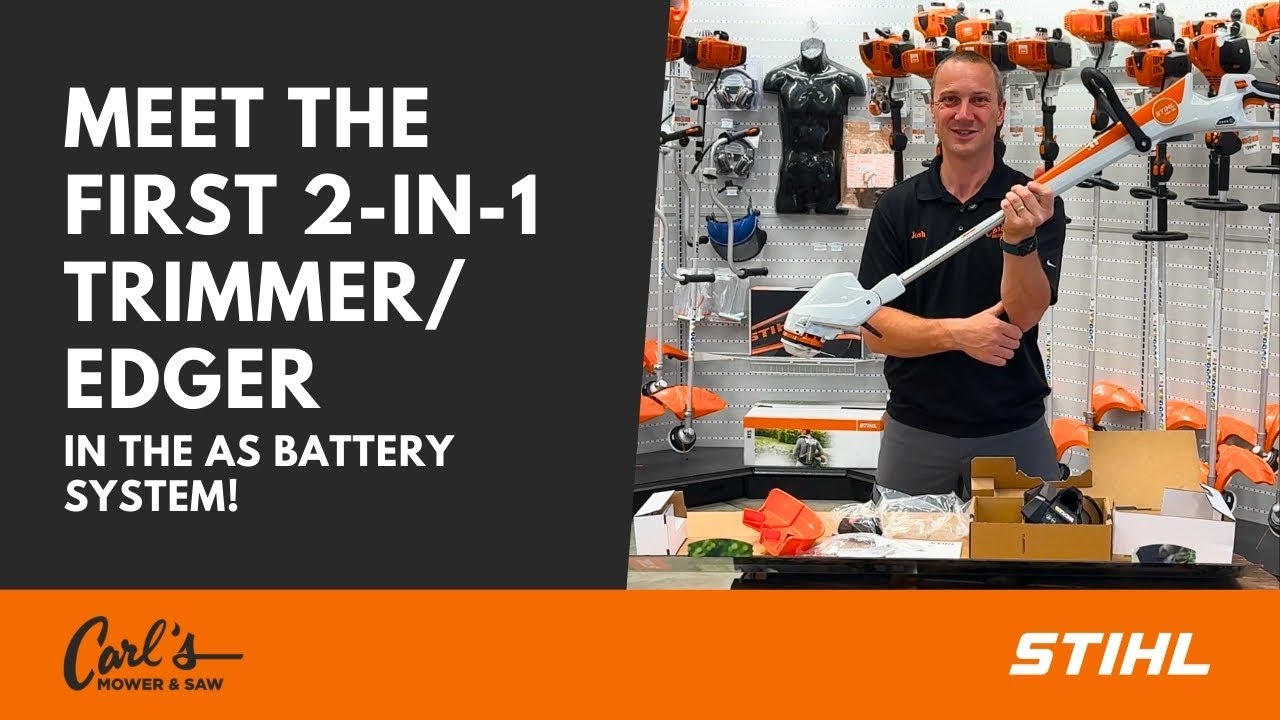 Unboxing the New STIHL FSA 30 Battery Powered Trimmer/Edger
