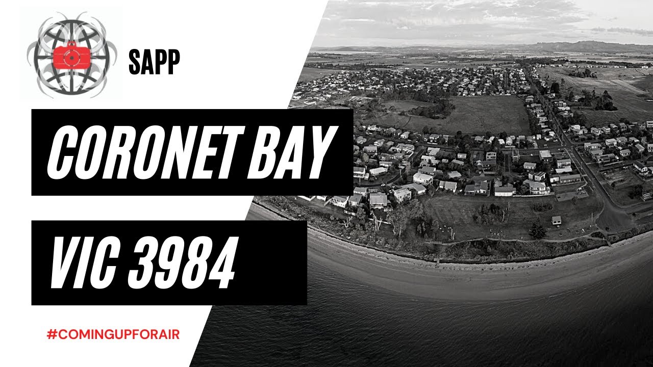 Comingupforair // Coronet Bay, Victoria from above