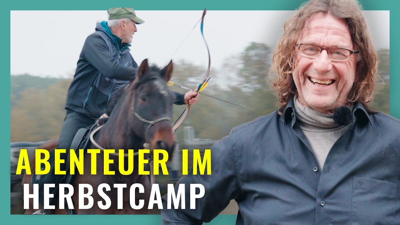 Bogenschießen im Galopp! Geht das gut? 🫣 | Unser Herbstcamp