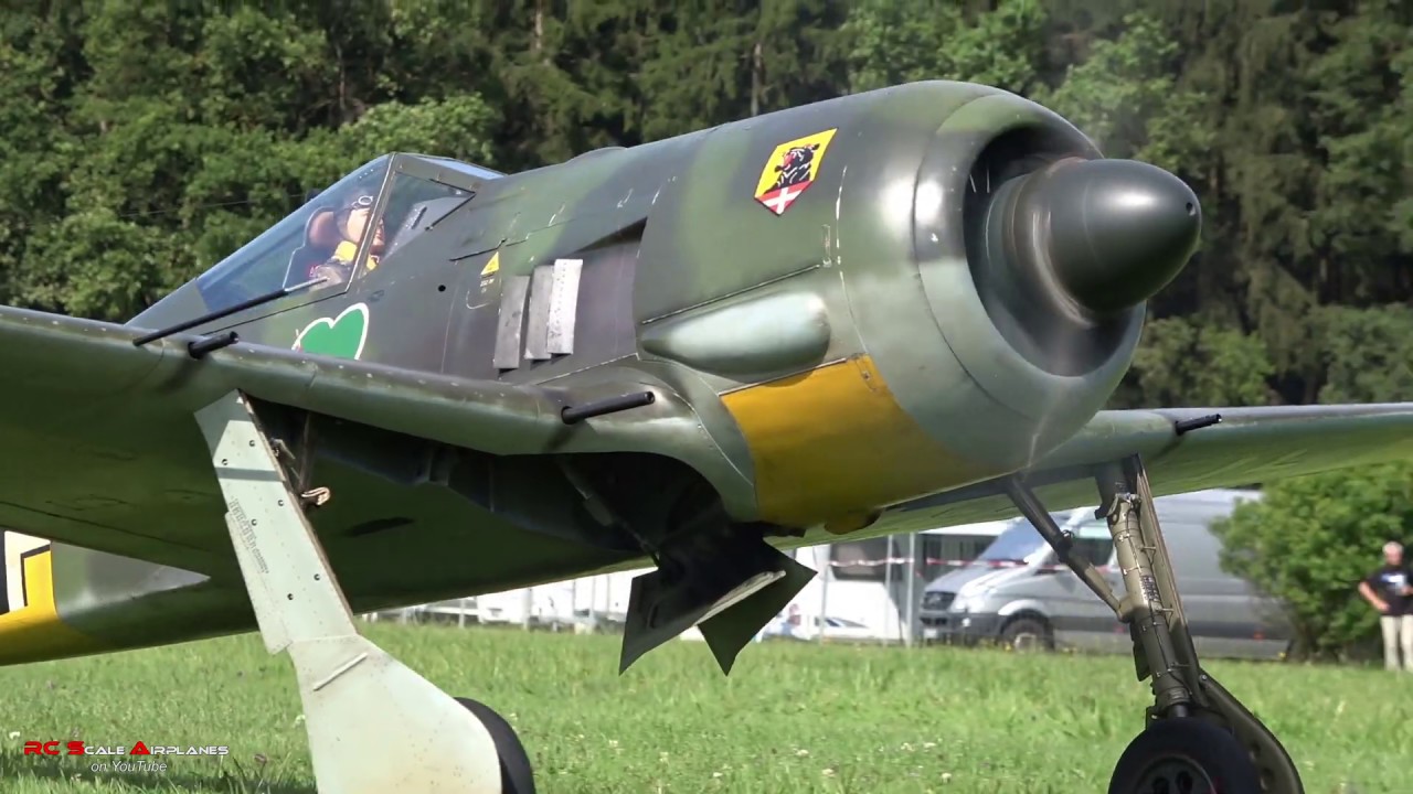 RC FW 190-A5  1/4 Scale With Moki 250cc