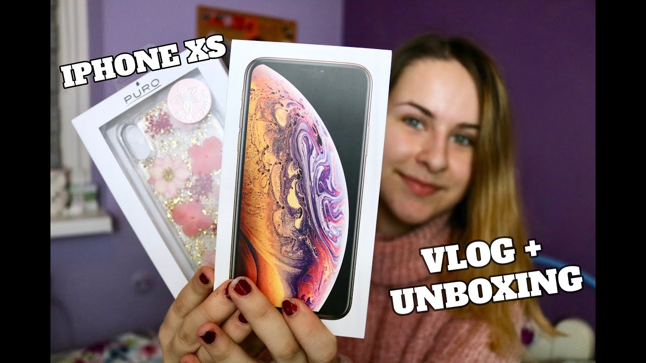 Kupiłam złoty IPHONE XS! - VLOG i UNBOXING + Update z używania iPhone'a 7 plus