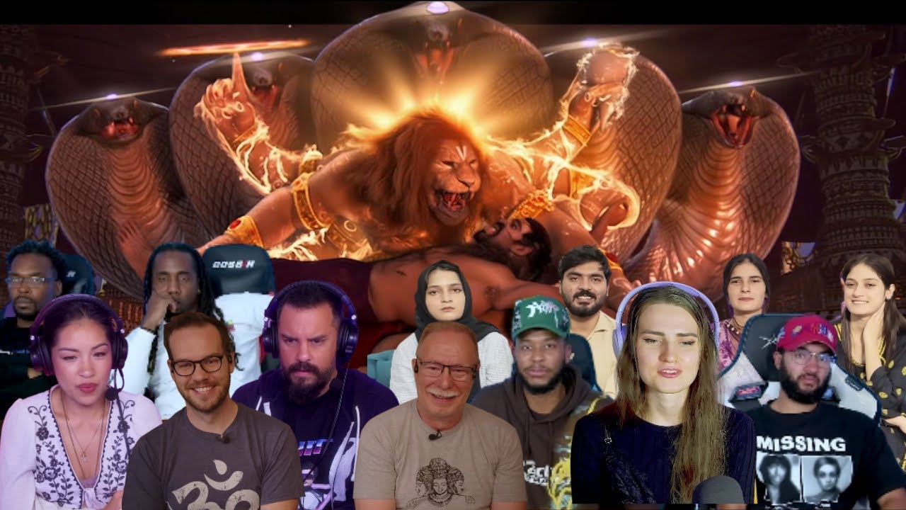 Mahavatar Narsimha Climax Scene Reaction /Hiranyakashyap Death Reaction Compilation/Mashup