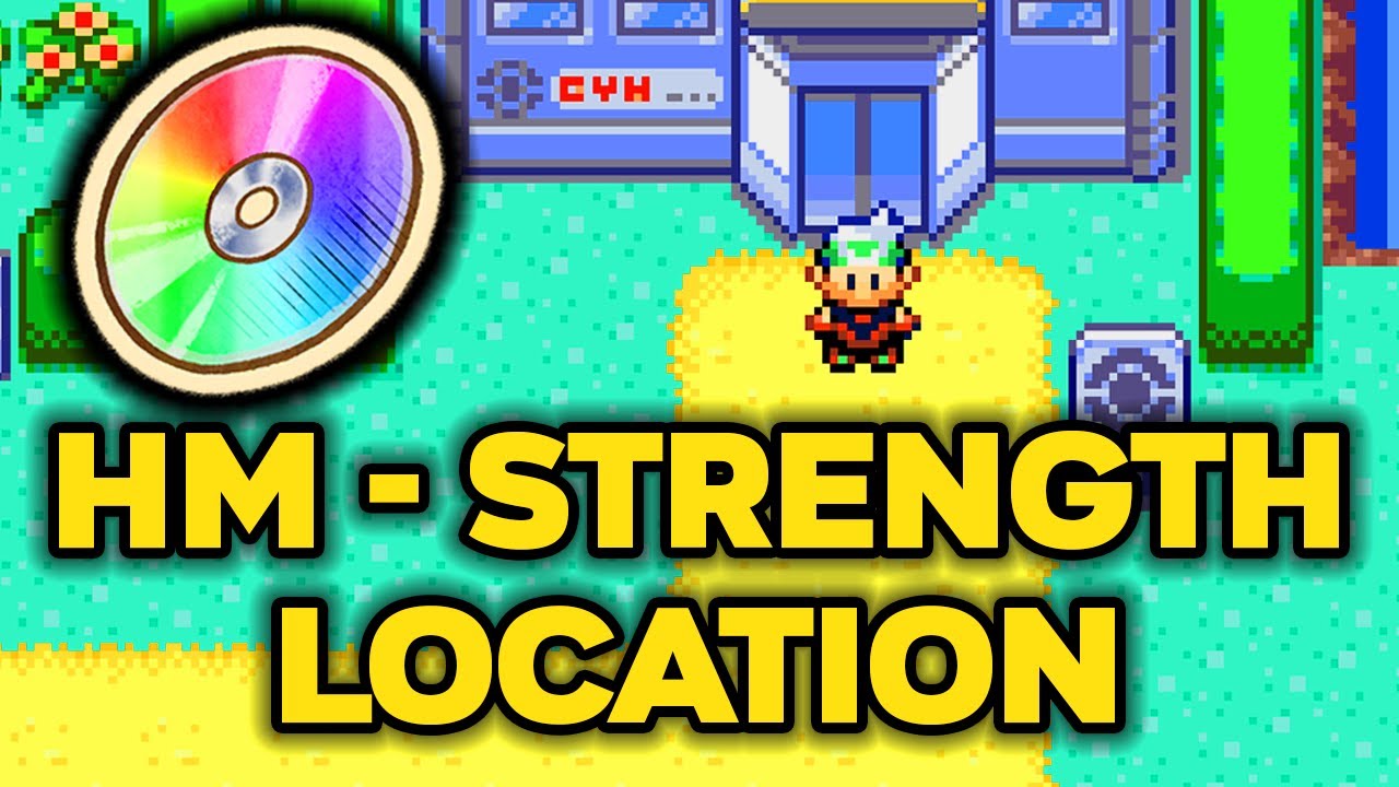 How to Find HM04 - Strength in Pokemon Emerald!