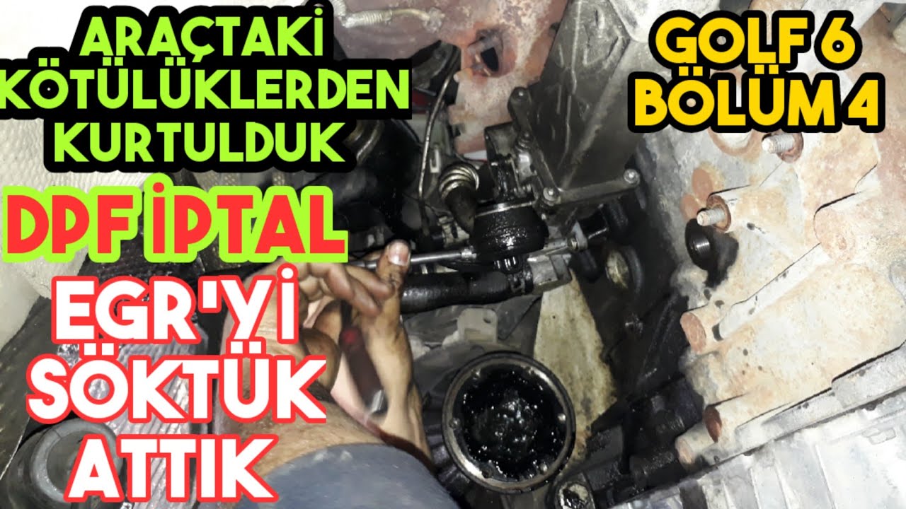 EGR VE DPF ÇÖZÜMÜNÜ BULDUK GOLF6 BÖLÜM4
