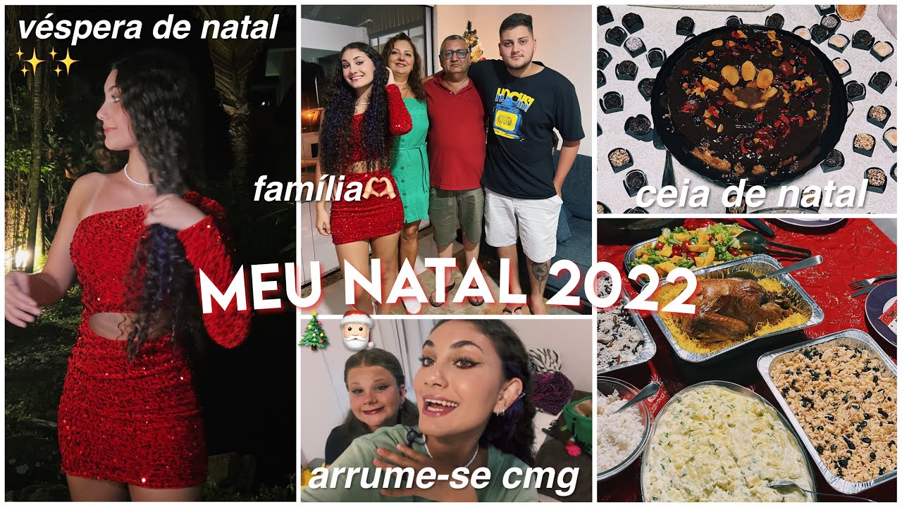 vlog: meu natal 2022 + arrume-se comigo🎄🎅🏻