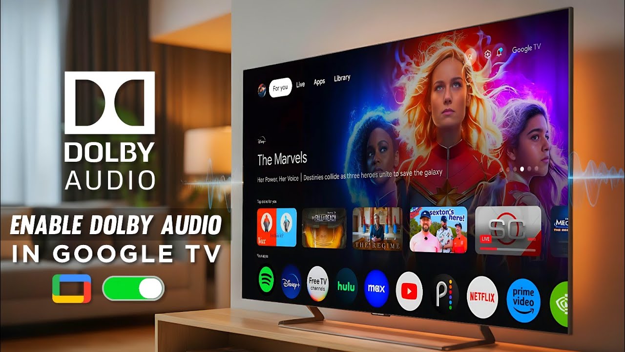 Как включить Dolby Audio на Google TV