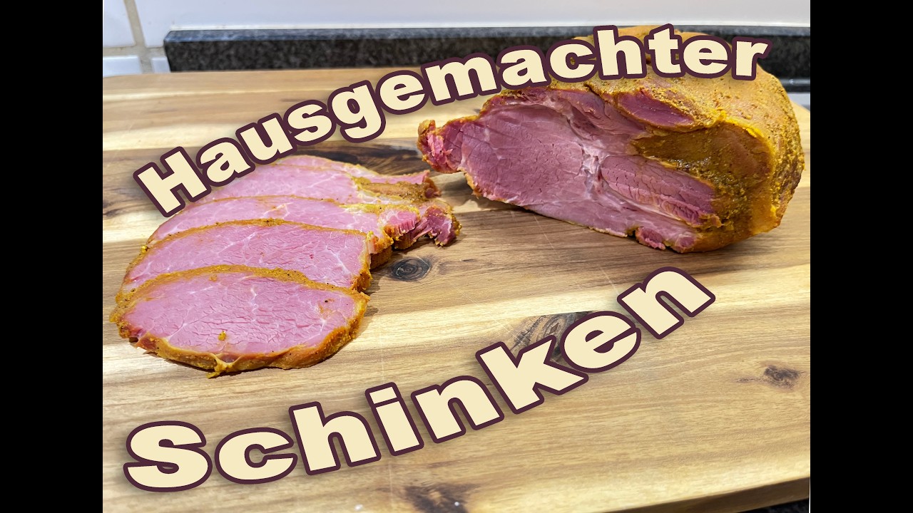 Schinken selber machen: hausgemachter Schinken - schmeckt sehr lecker - geht total einfach!