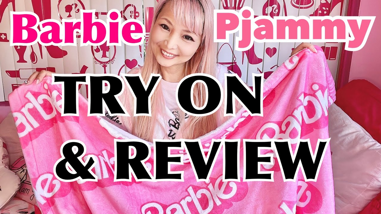 BARBIE x PJammy CUTE Barbie Pajama Collaboration TRY ON