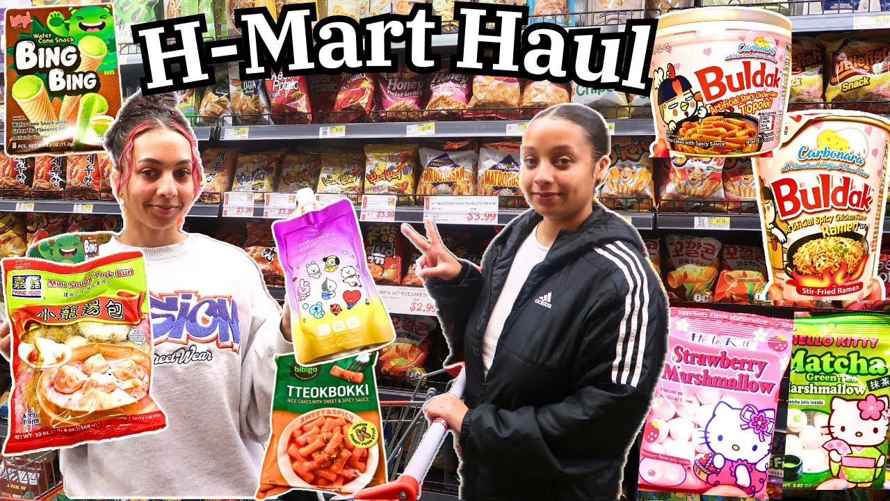 Shop With Us At H-Mart! HUGE Asian Grocery Haul