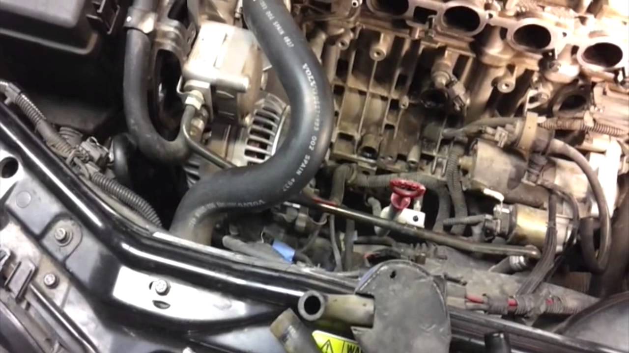 2004 Volvo V70 2.4 liter engine whine noise - PCV oil trap fix