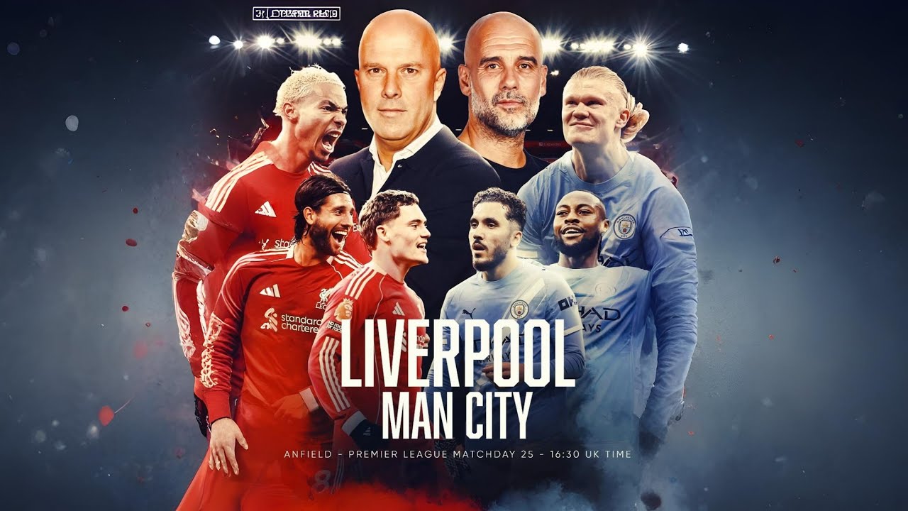 Liverpool vs Man City LIVE Score & Commentary | Premier League Matchday 25 | Watch Along