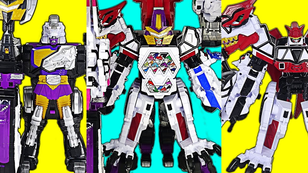 Return of Legend! Power Rangers Dino Charge Brave part.3 - Titano & Dino Megazord - DuDuPopTOY
