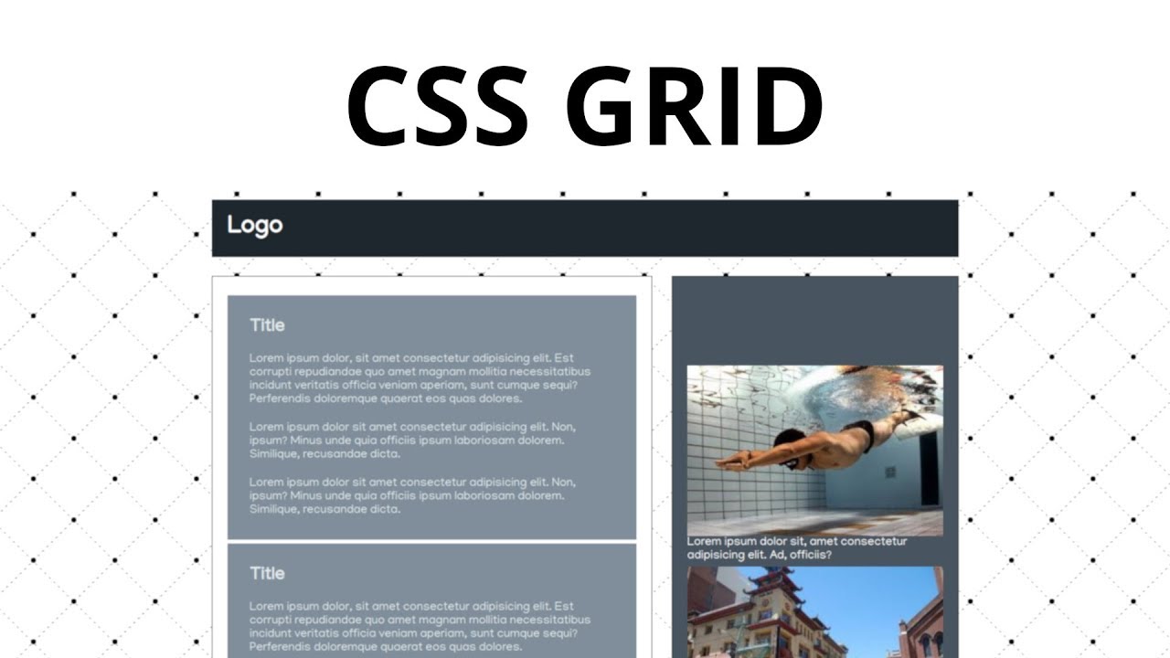CSS Grid Layout, ejemplo Práctico de Sitio Web