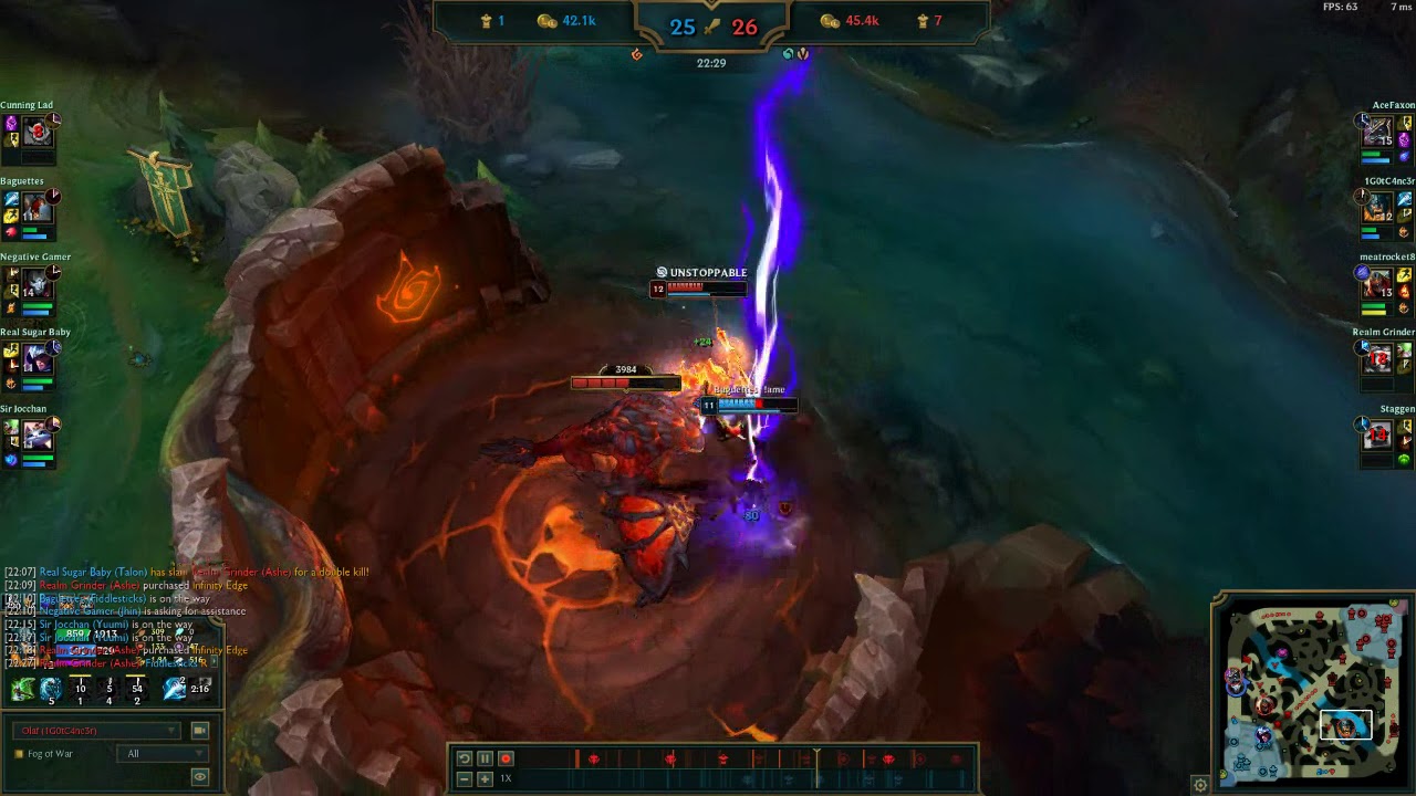 MOST INSANE OLAF OUTPLAY YOU HAVE EVER SEEN(ALMOST 4k!!)