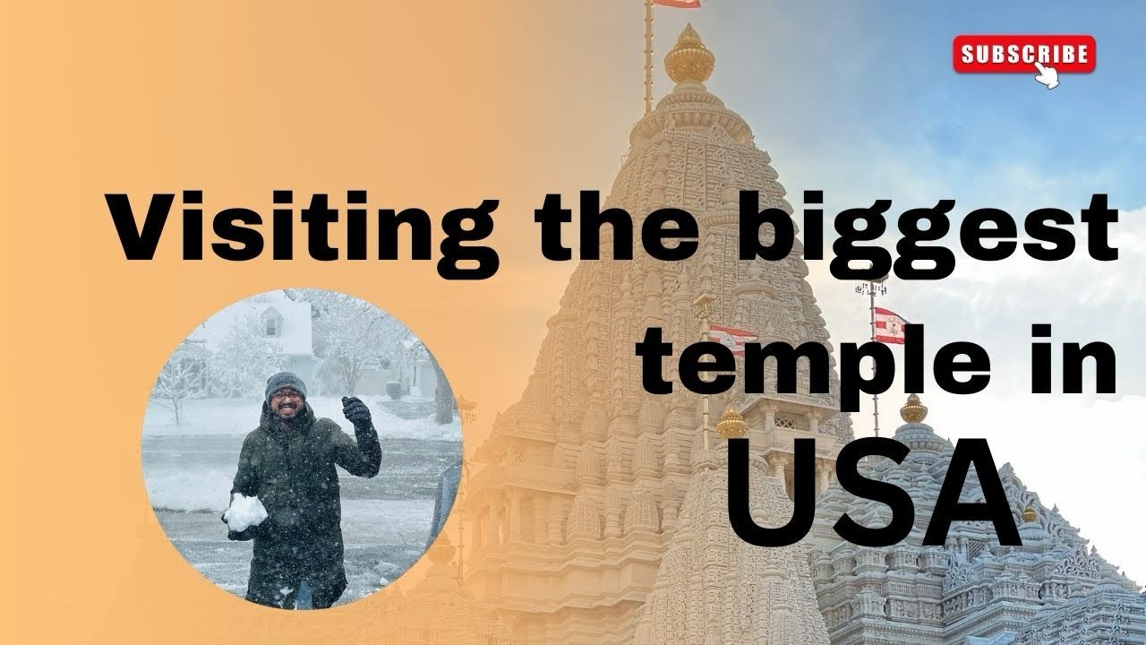 My First Vlog! | Largest Hindu Temple in USA | BAPS Akshardham NJ