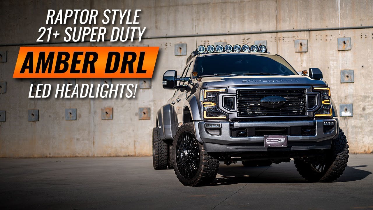 2020+ Ford Super Duty Morimoto XB LED Headlights Amber DRL Review & Install | Headlight Revolution