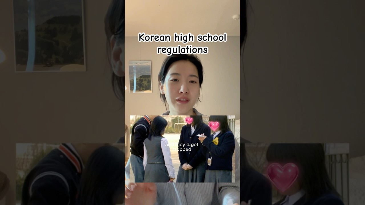 Korean high school regulations 🤦&zwj;♀️ #shorts