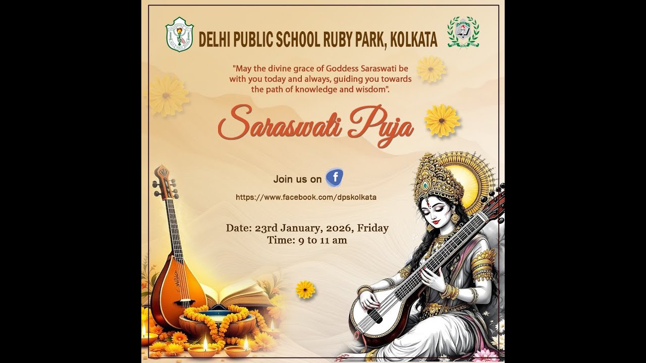 Saraswati Puja II Delhi Public School Ruby Park, Kolkata