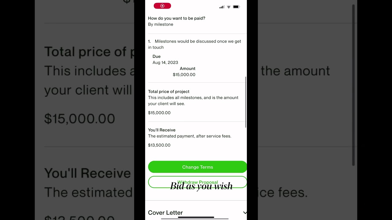 How to bid for a project at upwork?#earn #freelance #getrich #money #remotework #upwork #finance