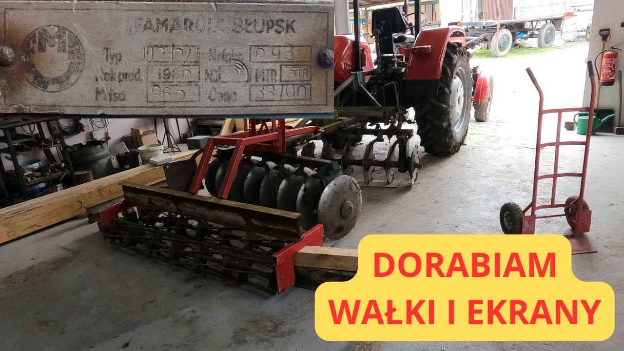 Talerzówka na agregat uprawowy. Tokarnia, spawarka, wiertarka w ruch.