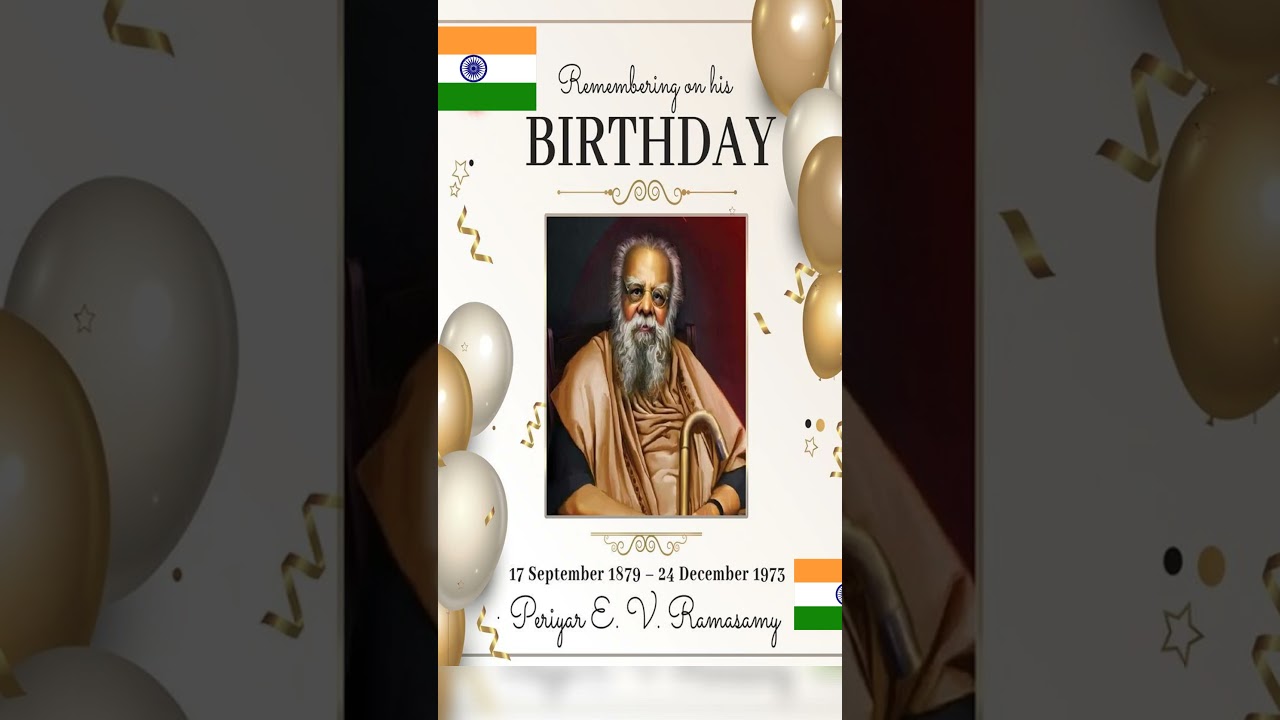 Remembering on his birthday Periyar E.V.Ramasamy#tnpsc #periyar #youtubeshorts #shortsfeed #shorts