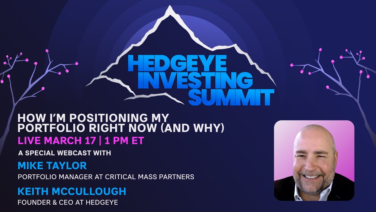 Michael Taylor: How I'm Positioning My Portfolio Right Now